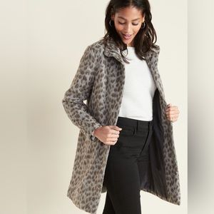 🚫SOLD🚫 Old Navy leopard coat
